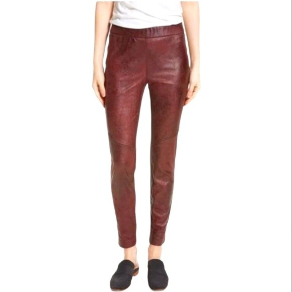 Free People Faux Leather Leggings size 26 NWOT